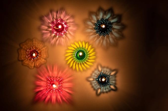 3D Reflection Rangoli Diya (Reusable)