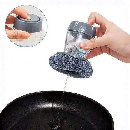 2 in 1 Liquid Soap Dispensing Cleaning Brush