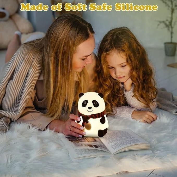 Multicolor Panda Night Lamp (Rehargeable)