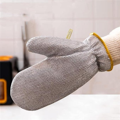 Reusable Steelwire Dishwashing Gloves (Pack of 2)