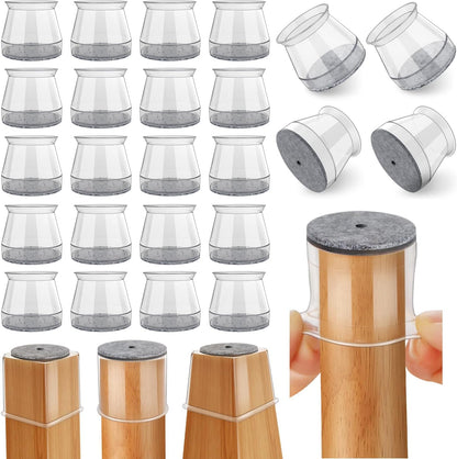 Leg Caps for Furniture (Transparent)