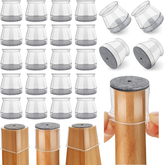Leg Caps for Furniture (Transparent)