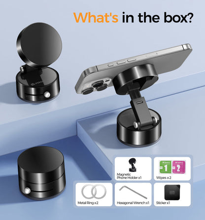 Magnetic Phone Holder with 360° Rotation