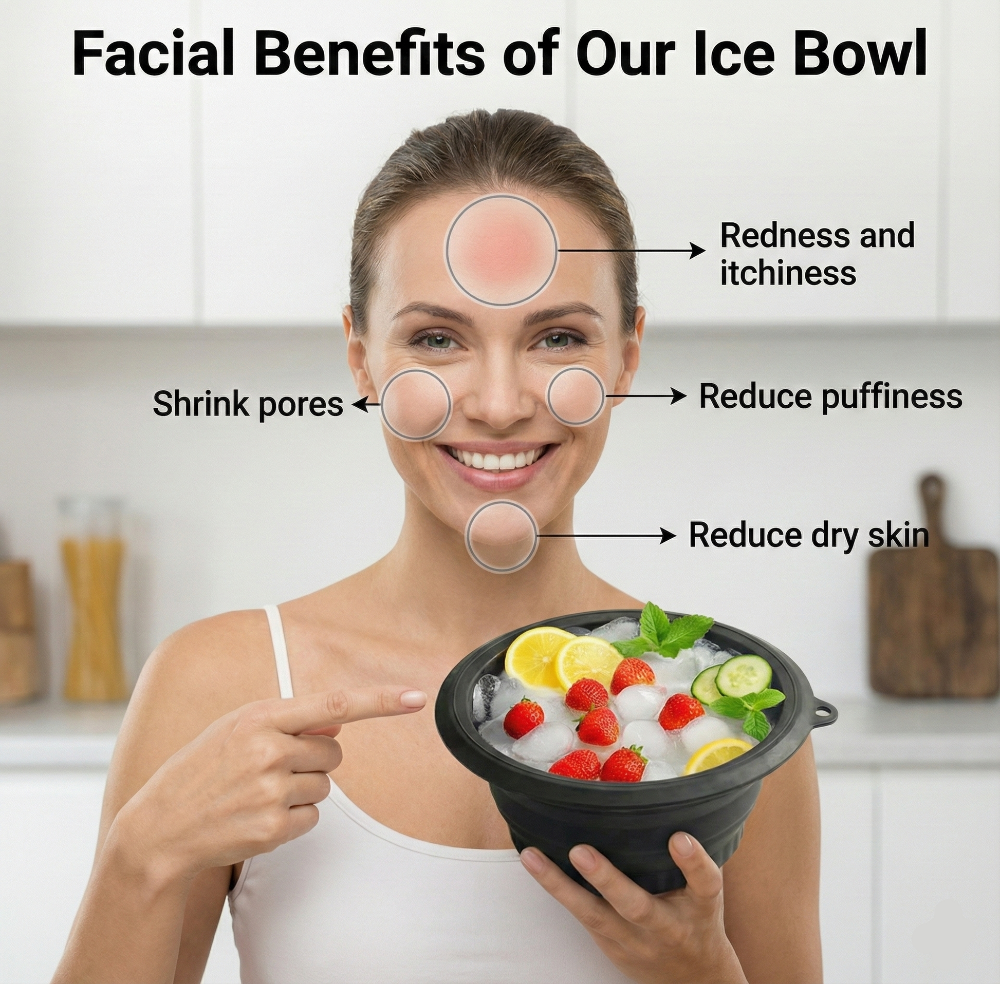 Silicone Face Ice Bowl