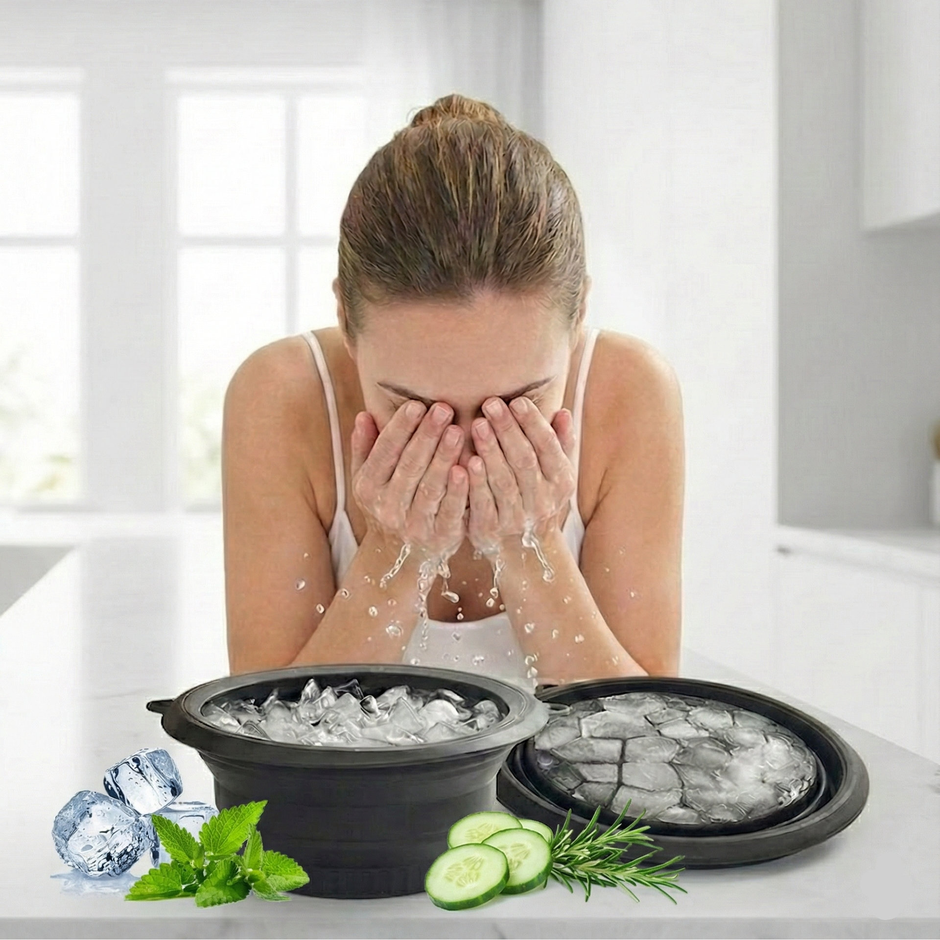 Silicone Face Ice Bowl