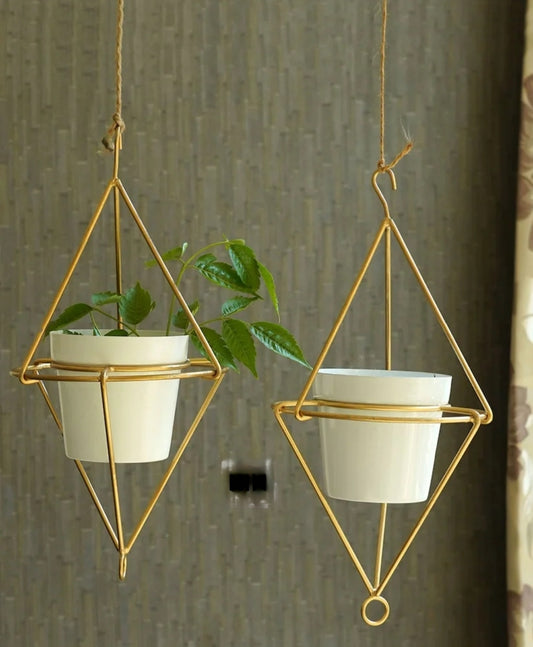 Diamond Hanging Planter (Set of 2)