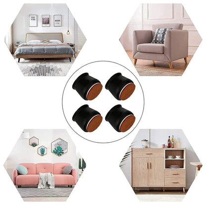 Leg Caps for Furniture- Easy movement & No more floor scratches.f