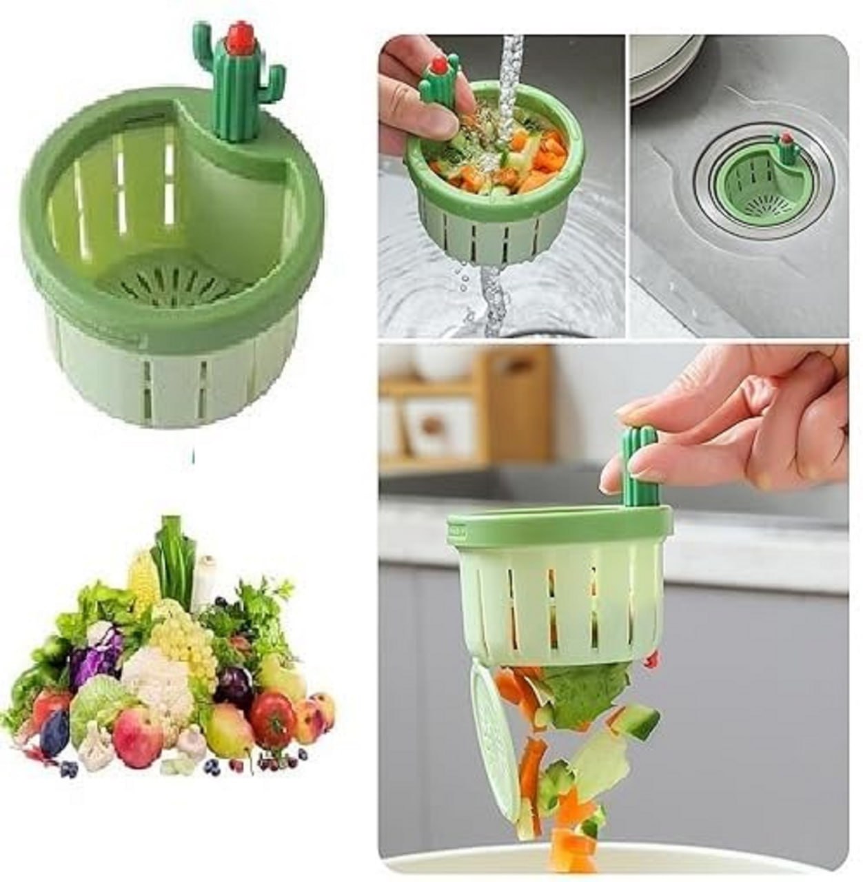 Cactus Kitchen Sink Drain Strainer