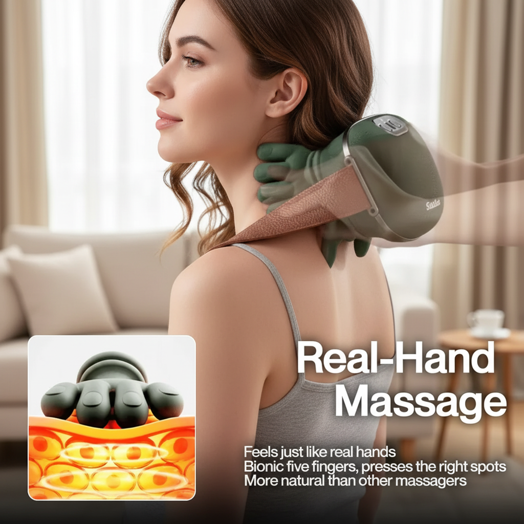 Theravia™ Neck & Shoulder Massager - Say Bye to Spa